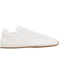 Prada - Logo-Printed Lace-Up Sneakers - Lyst