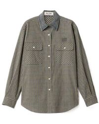 Miu Miu - Checked Flannel Shirt - Lyst
