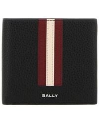 Bally - Ribbon Logo Detailed Bi-Fold Wallet - Lyst