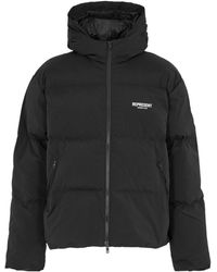 Represent - Solid Color Down Jacket - Lyst