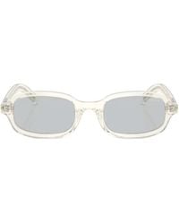 Prada - Eyewear	Oval Frame Sunglasses - Lyst
