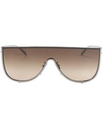 Alaïa - Alaa Shield-Frame Curved Tip Sunglasses - Lyst