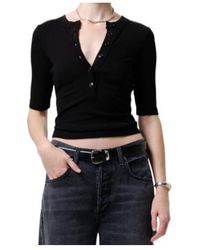 Citizens of Humanity - Nali Ribbed Henley Top - Lyst