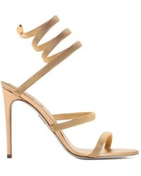 Rene Caovilla - Round-Headed High-Heeled Sandals - Lyst