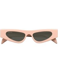 Gucci - Eyewear Cat Eye Frame Sunglasses - Lyst