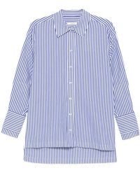 JOSEPH - Theia Vertical-Stripe Long-Sleeve Shirt - Lyst