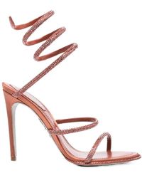 Rene Caovilla - René Caovilla Embellished Heeled Sandals - Lyst