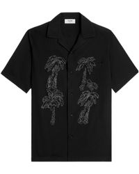 Celine - Embroidered Hawaiian Shirt - Lyst