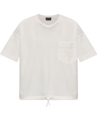 Emporio Armani - T-Shirt From The Sustainability Collection - Lyst