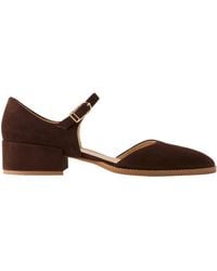 Gabriela Hearst - Riley Suede Mary Jane Flats - Lyst
