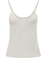 Stella McCartney - Solid Scoop Neck Top - Lyst