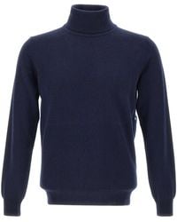 Kangra Cashmere - Kangra Turtleneck Knitted Sweater - Lyst