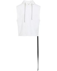 Rick Owens - Hooded Drawstring T-Shirt - Lyst