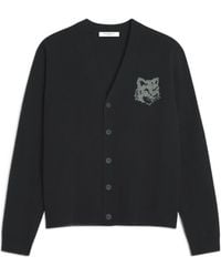 Maison Kitsuné - Maison Kitsuné Long Sleeve Buttoned Jumper - Lyst