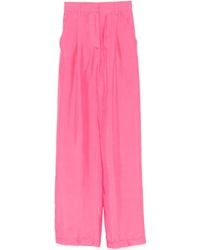 forte_forte - Silk Trousers - Lyst