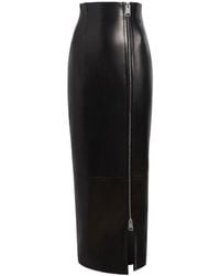 KHAITE - Gres Skirt - Lyst