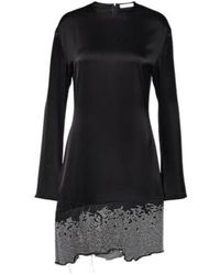 JW Anderson - Deconstructed Satin Minidress - Lyst