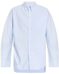Givenchy - Striped Long-Sleeved Shirt - Lyst