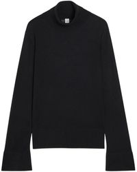 TOTEME - Totême High-Neck Knitted Jumper - Lyst