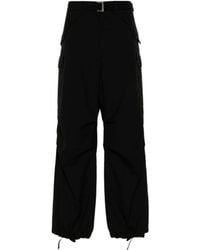 Sacai - Suiting Drawstring Ankle Cargo Trousers - Lyst