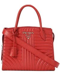 Prada - Logo Details Handbag - Lyst