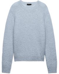Prada - Long Sleeved Crewneck Sweater - Lyst