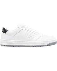 Prada - Action Triangle Logo-Plaque Low-Top Sneakers - Lyst