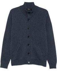 Brioni - Button-Up High-Neck Cardigan - Lyst
