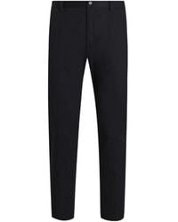 Dolce & Gabbana - Pressed Crease Gabardine Trousers - Lyst