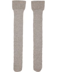Swedish Stockings - Diana Ribbed Wool Knee-High Socks - Lyst