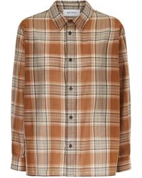 Matteau - Plaid Long Sleeve Shirt - Lyst