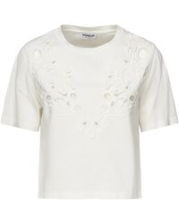 Dondup - Embroidered Crewneck Top - Lyst