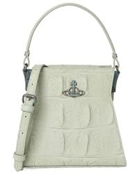 Vivienne Westwood - Logo Top Handle Shoulder Bag - Lyst