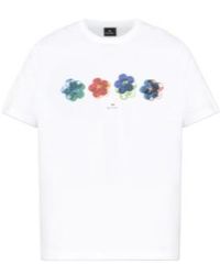 Paul Smith - Ps Paul Smith Floral Print T-Shirt - Lyst