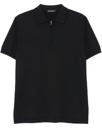 Aspesi - Quarter-Zip Polo Shirt - Lyst