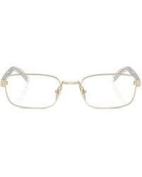 Prada - Eyewear Rectangular Frame Glasses - Lyst