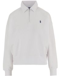 Polo Ralph Lauren - Logo Contrast Sweatshirt - Lyst