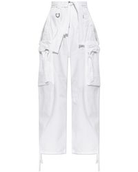 DSquared² - Belted Wide-Leg Cargo Pants - Lyst