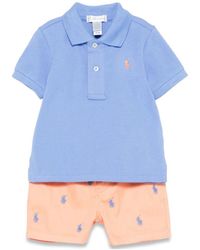 Polo Ralph Lauren - Polo Pony-Embroidered Shorts Set - Lyst