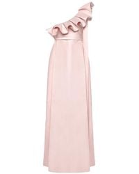Valentino - One-Shoulder Ruffled Dress - Lyst