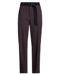 MM6 by Maison Margiela - Casual Straight-Leg Dress Trousers - Lyst