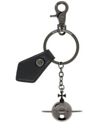 Vivienne Westwood - 3D Orb Leather Keyring - Lyst