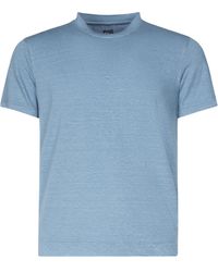 Fedeli - Flex Linen Crew Neck T-Shirt - Lyst