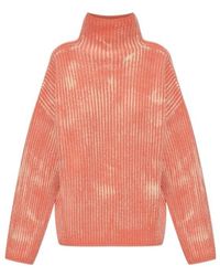 DIESEL - Amet Ribbed Turtleneck Knitted Sweater - Lyst