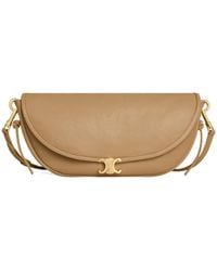 Celine - Little Halfmoon Soft Triomphe - Lyst