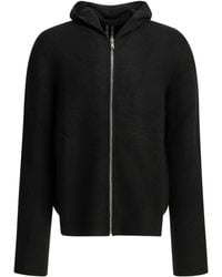 Rick Owens - Long Sleeved Zip-Up Hoodie - Lyst