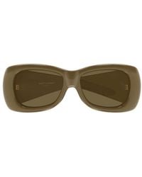 Saint Laurent - Rectangle-Frame Sunglasses - Lyst