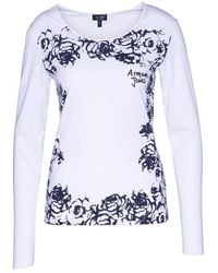 Armani Jeans - Printed T-Shirt - Lyst