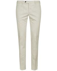 Pt Pantaloni - Pt Torino Pleated Chino Trousers - Lyst