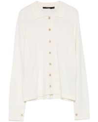 Seventy - Single-Breasted Long-Sleeve Knit Top - Lyst
